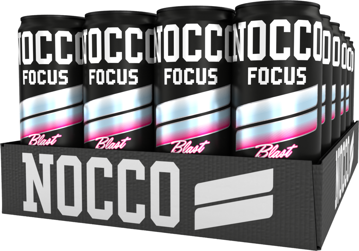 Nocco Exotic Raspberry NOCCO Focus Raspberry Blast 24-Pack | lyko.com