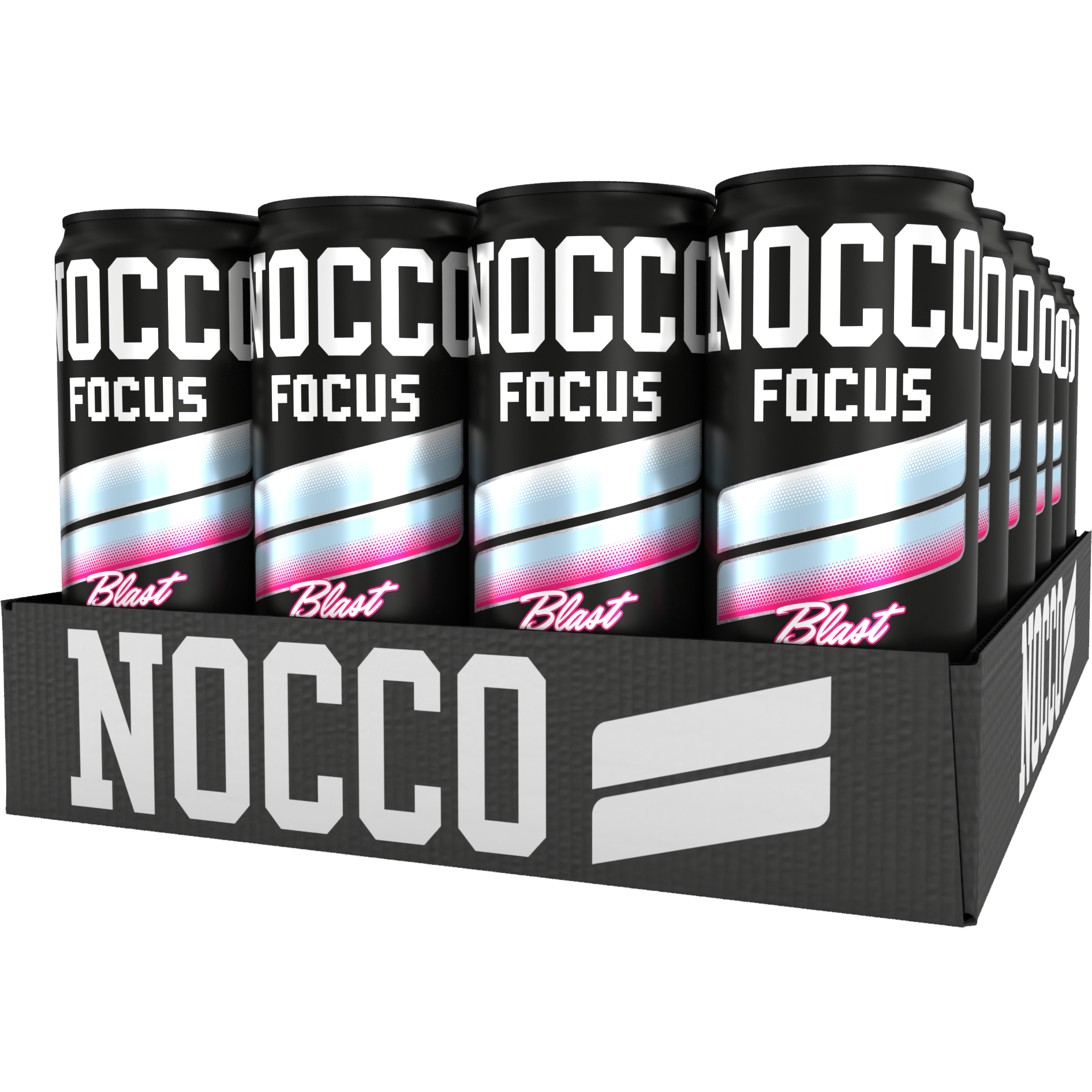 NOCCO Focus Raspberry Blast 24-Pack