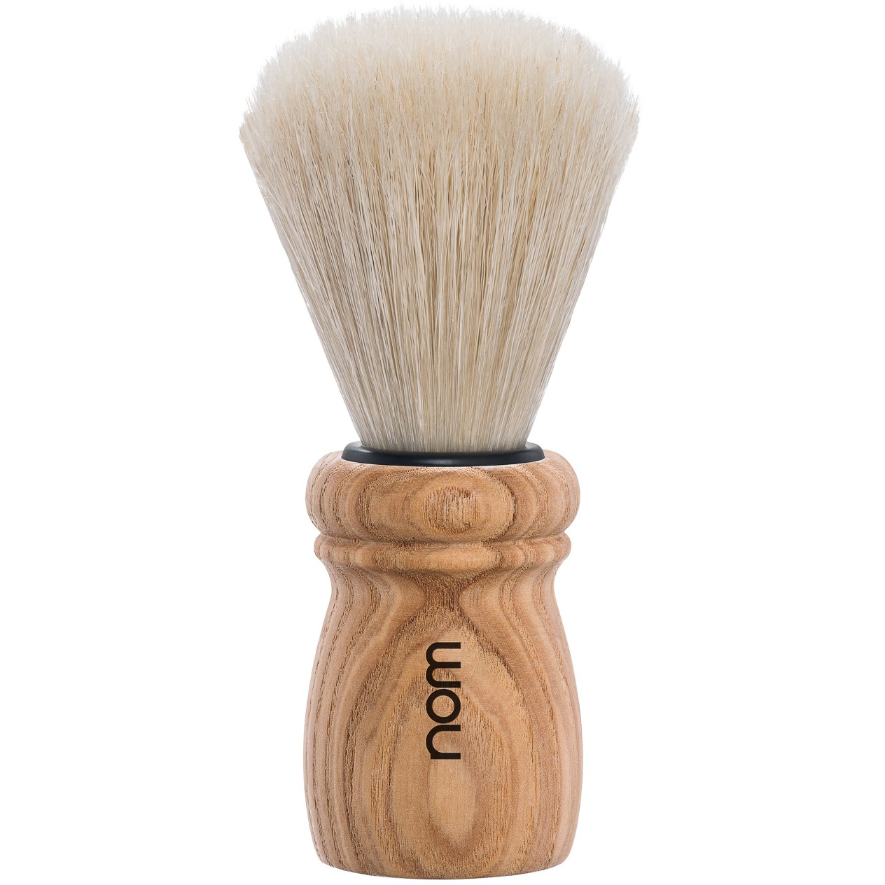 NOM ALFRED Shaving Brush Natural Bristle Pure Ash billede