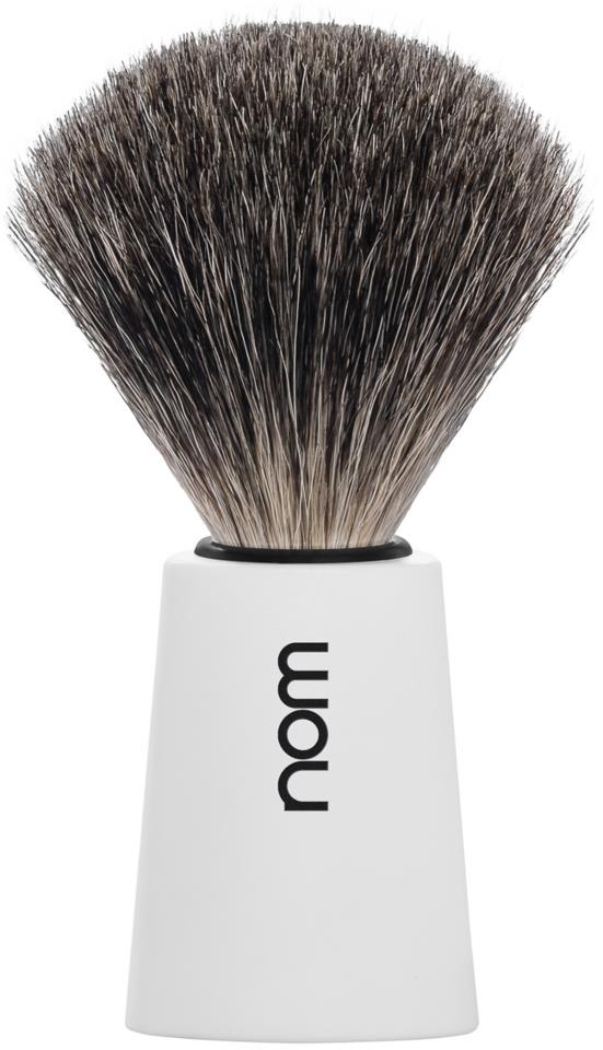 NOM CARL Shaving Brush Pure Badger White