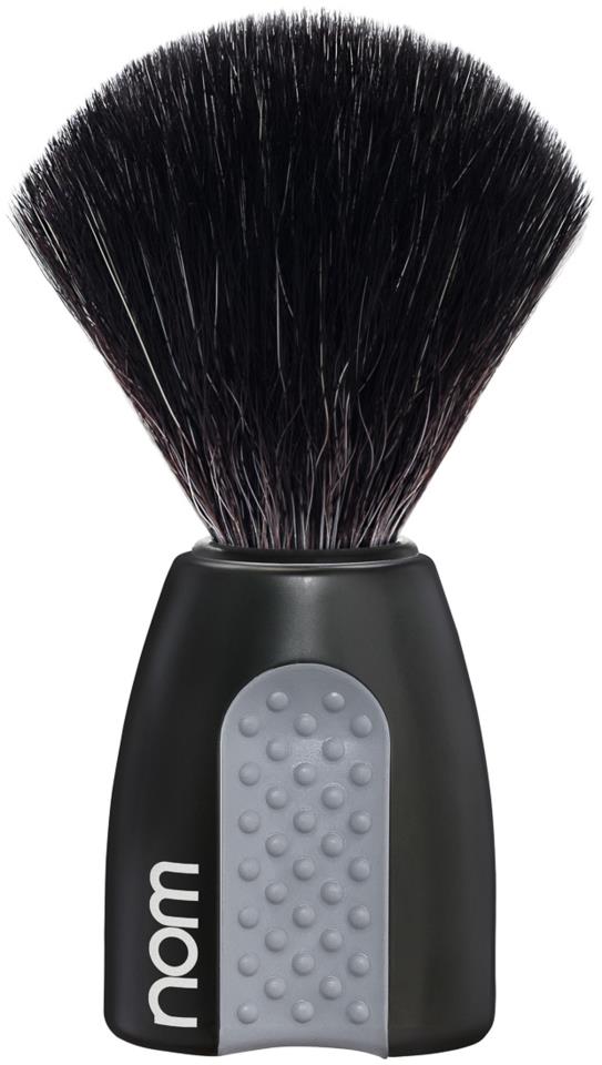 NOM ERIK Shaving Brush Black Fibre Black