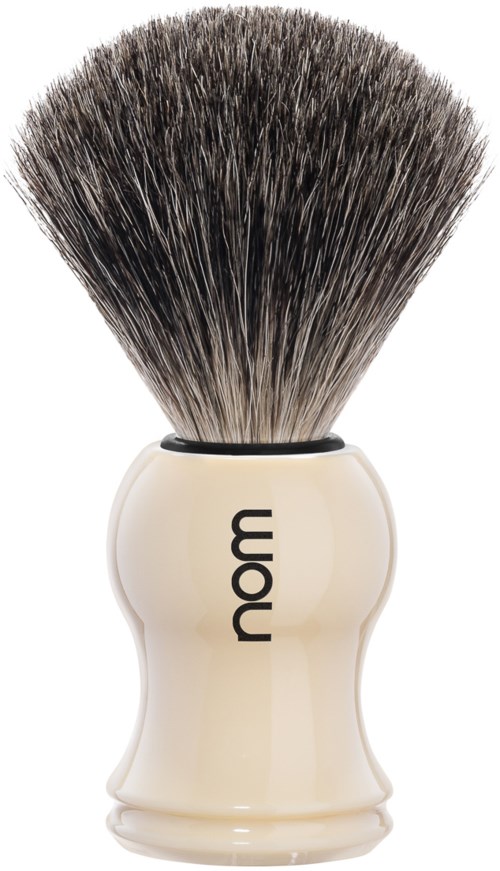 NOM GUSTAV Shaving Brush Pure Badger Creme