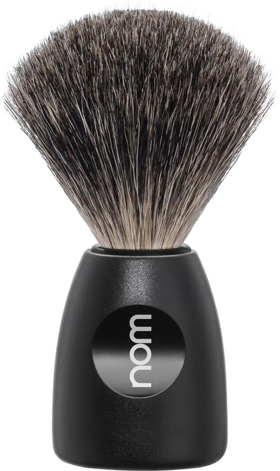 NOM LASSE Shaving Brush Pure Badger Black