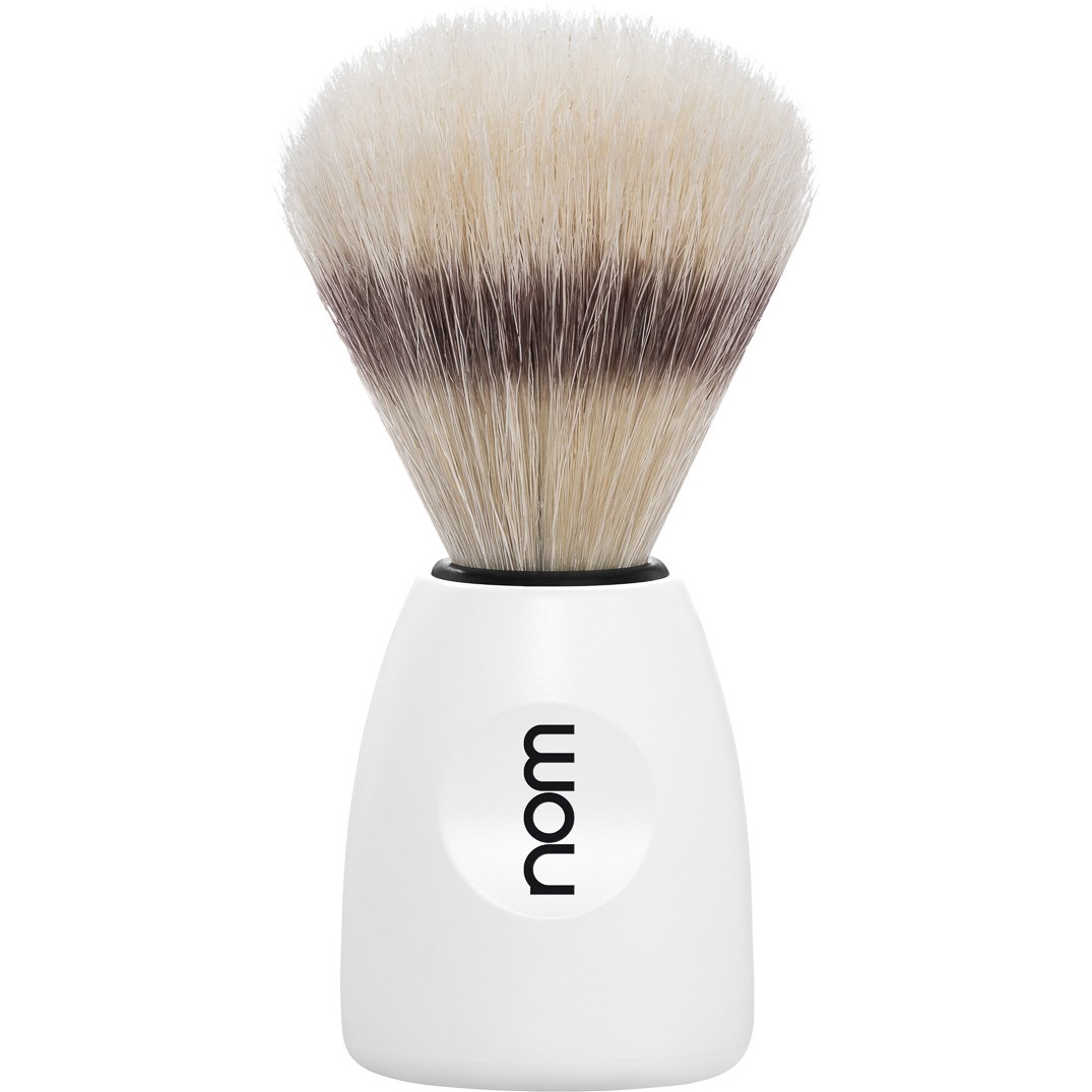 Läs mer om NOM LASSE Shaving Brush Pure Bristle White White