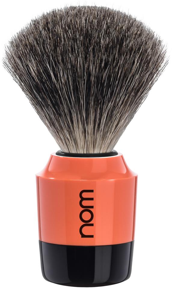 NOM MARTEN Shaving Brush Pure Badger Black Coral