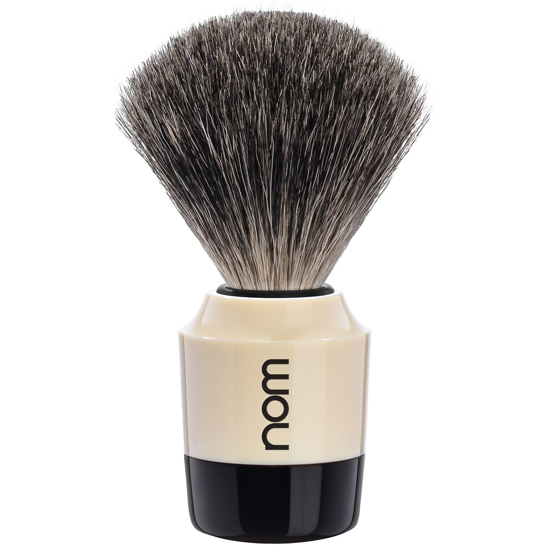 Bilde av Nom Marten Shaving Brush Pure Badger Black Creme Creme