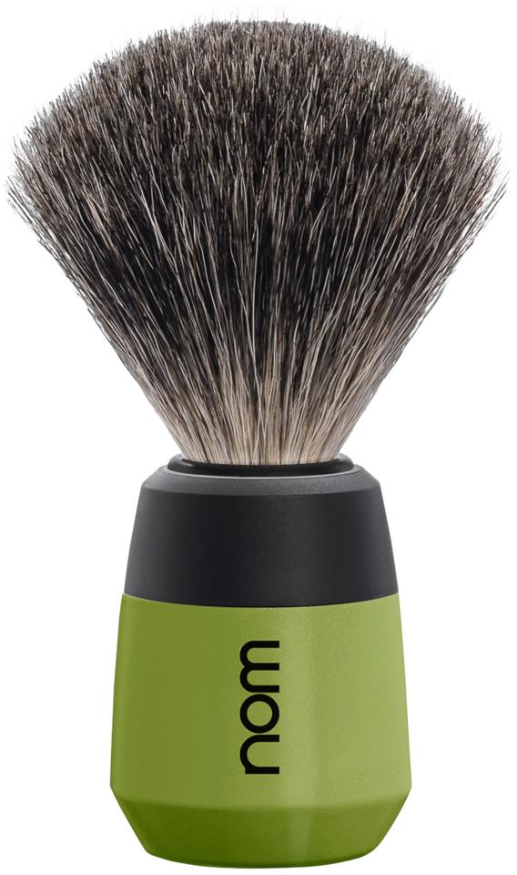 NOM MAX Shaving Brush Pure Badger Olive
