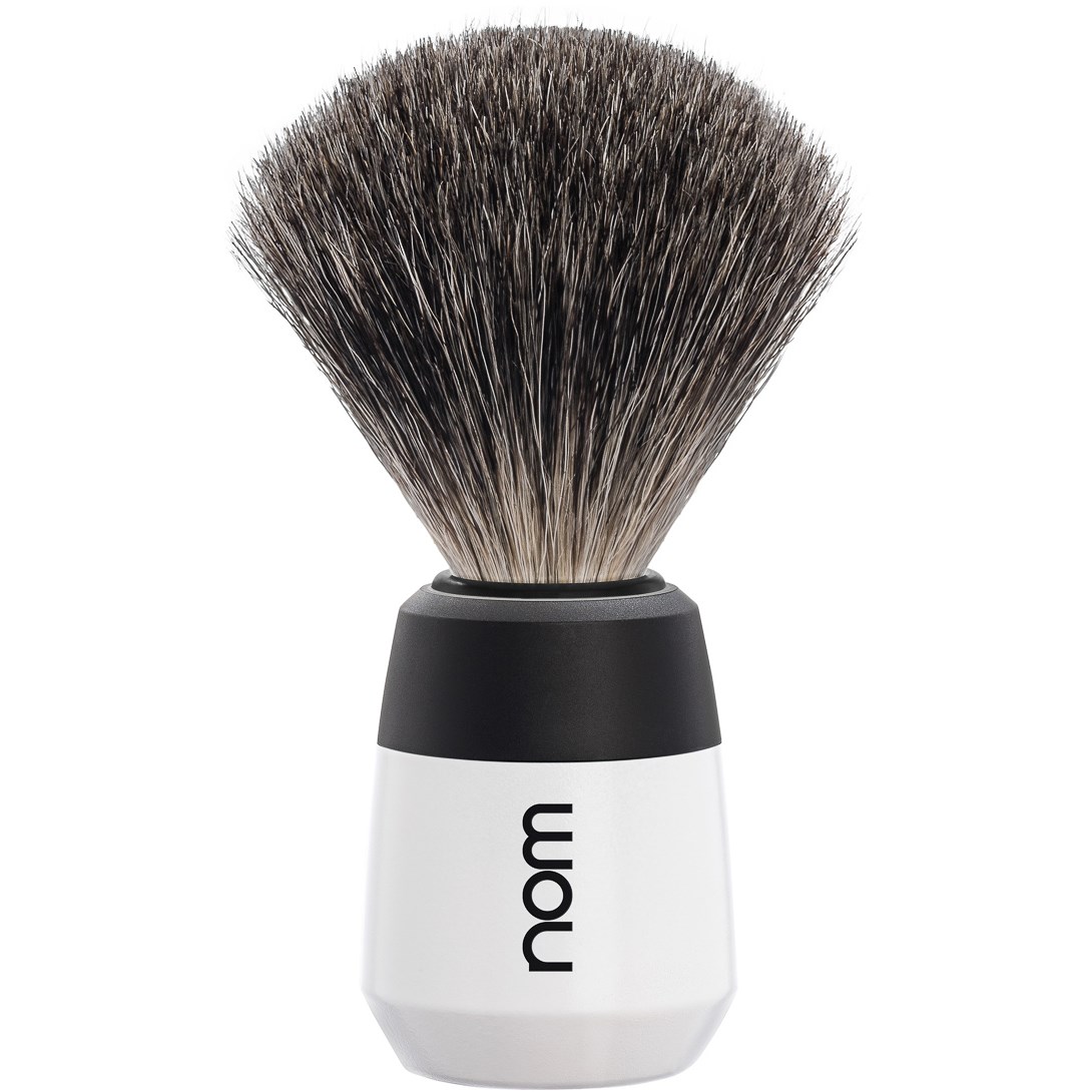 Läs mer om NOM MAX Shaving Brush Pure Badger White