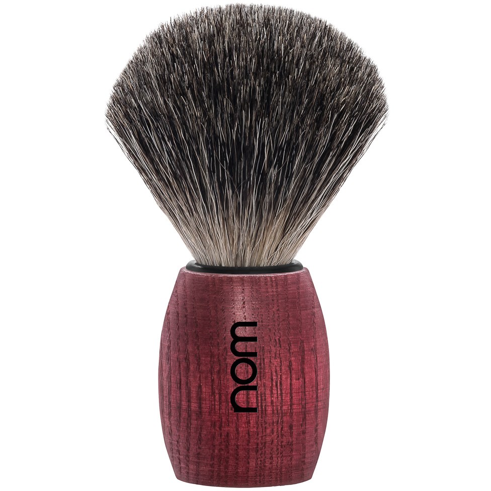 Läs mer om NOM OLE Shaving Brush Pure Badger Blushed Ash