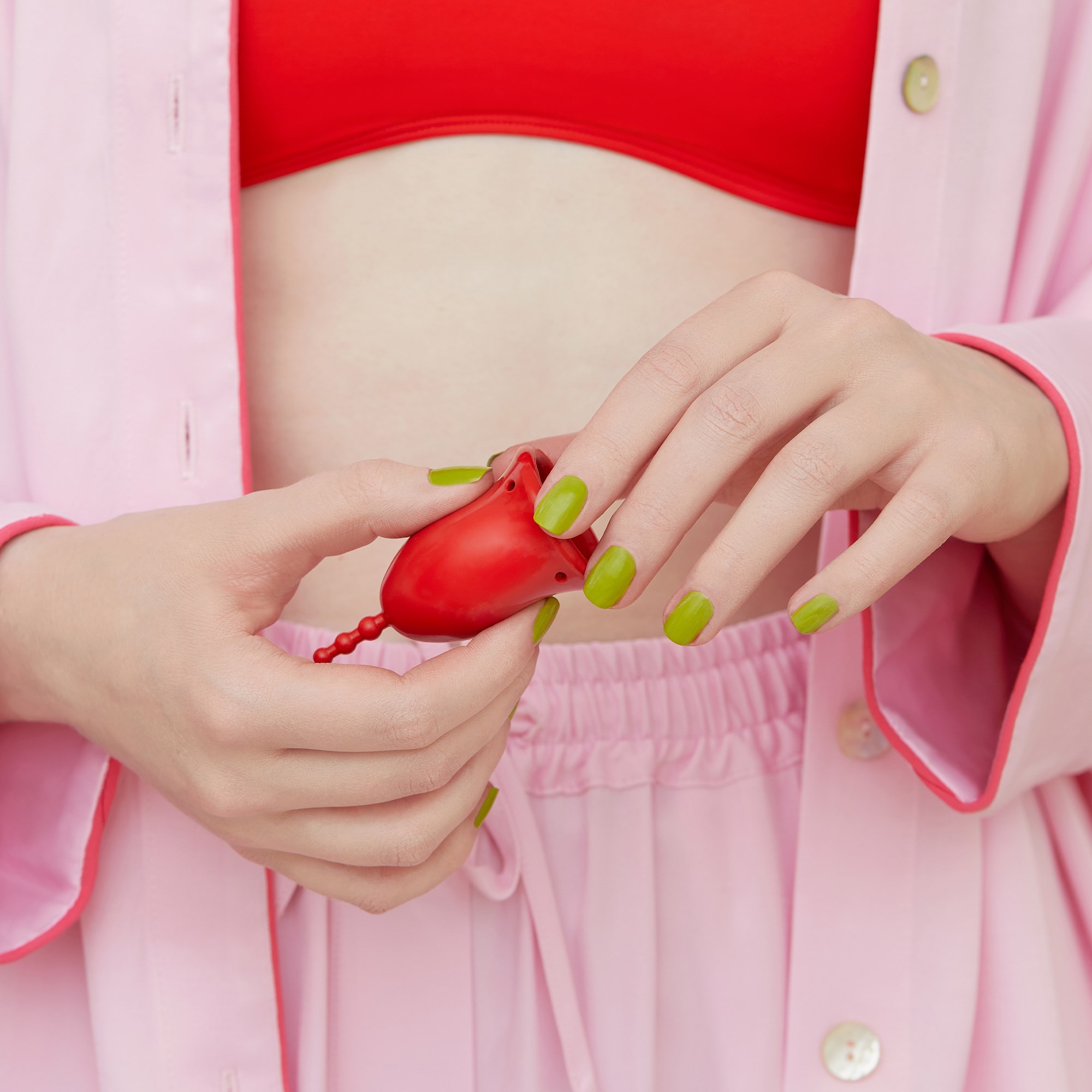 Nomai Menstrual Cup Medium Red (obrázok 4)