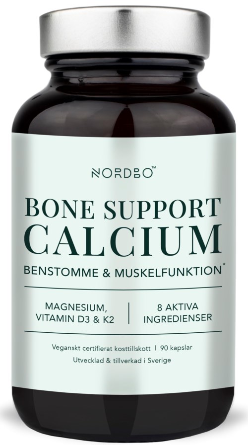 Nordbo Bone Support Calcium, 90 kap 90 st