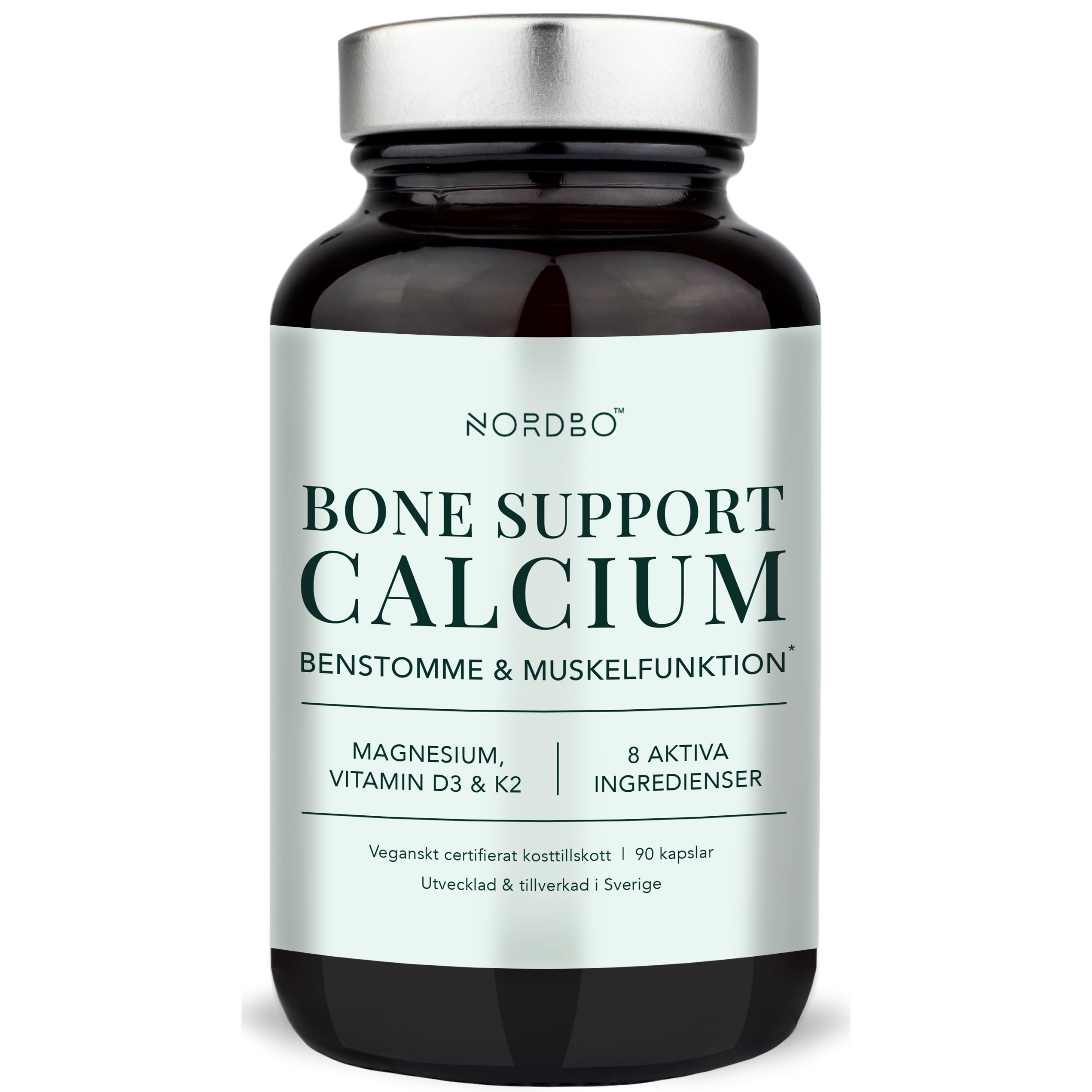 Nordbo Nordbo Bone Support Calcium, 90 kap 90 st parfym