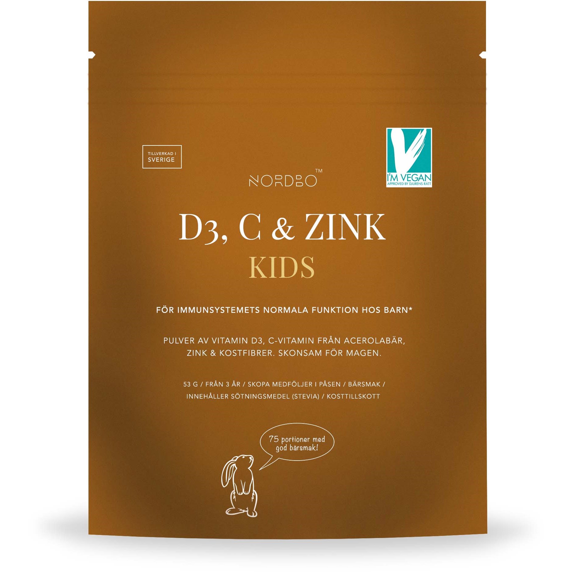 Nordbo D3, C & Zink, Kids 53g / 75d