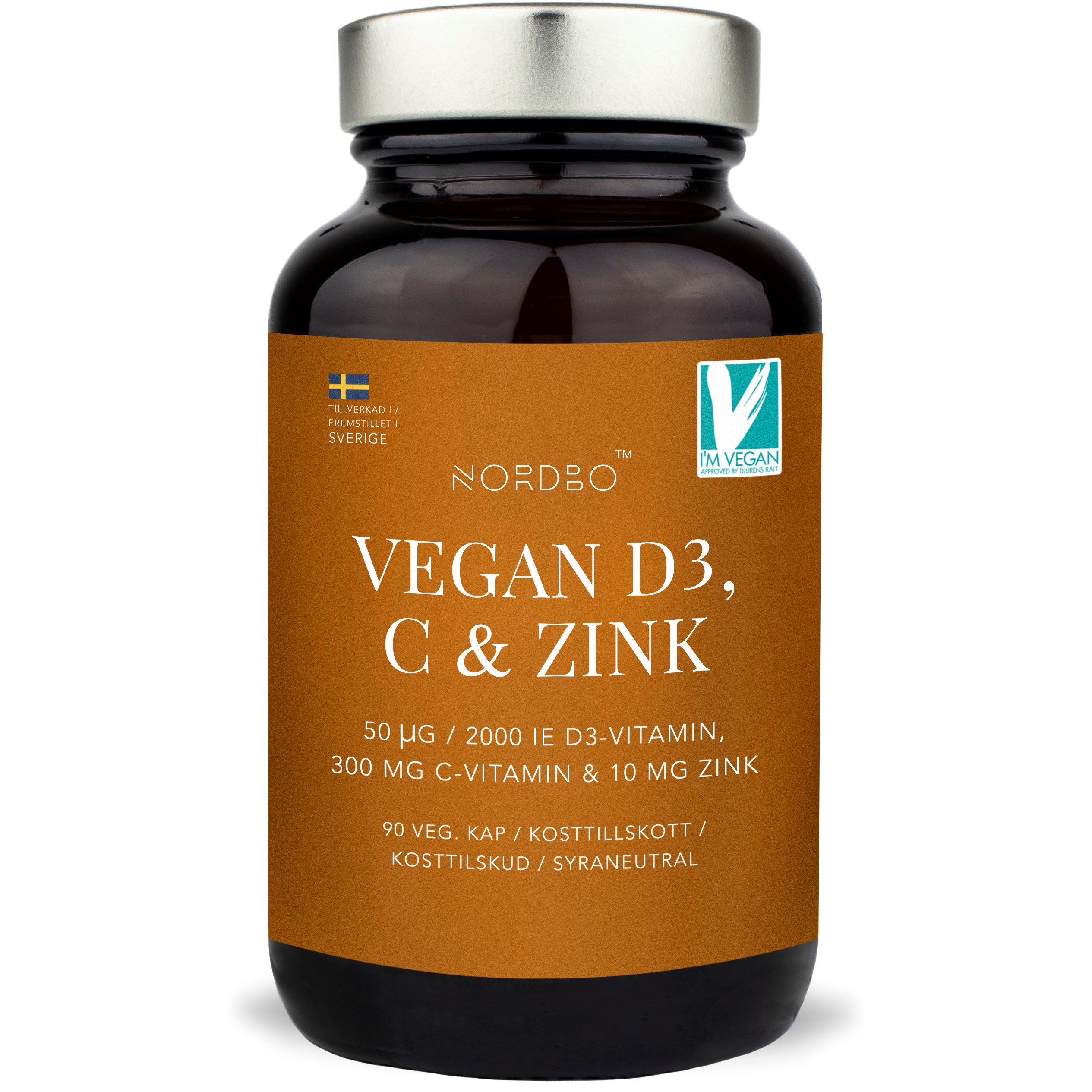 Nordbo Nordbo D3 C-vitamin & Zink 90 st parfym