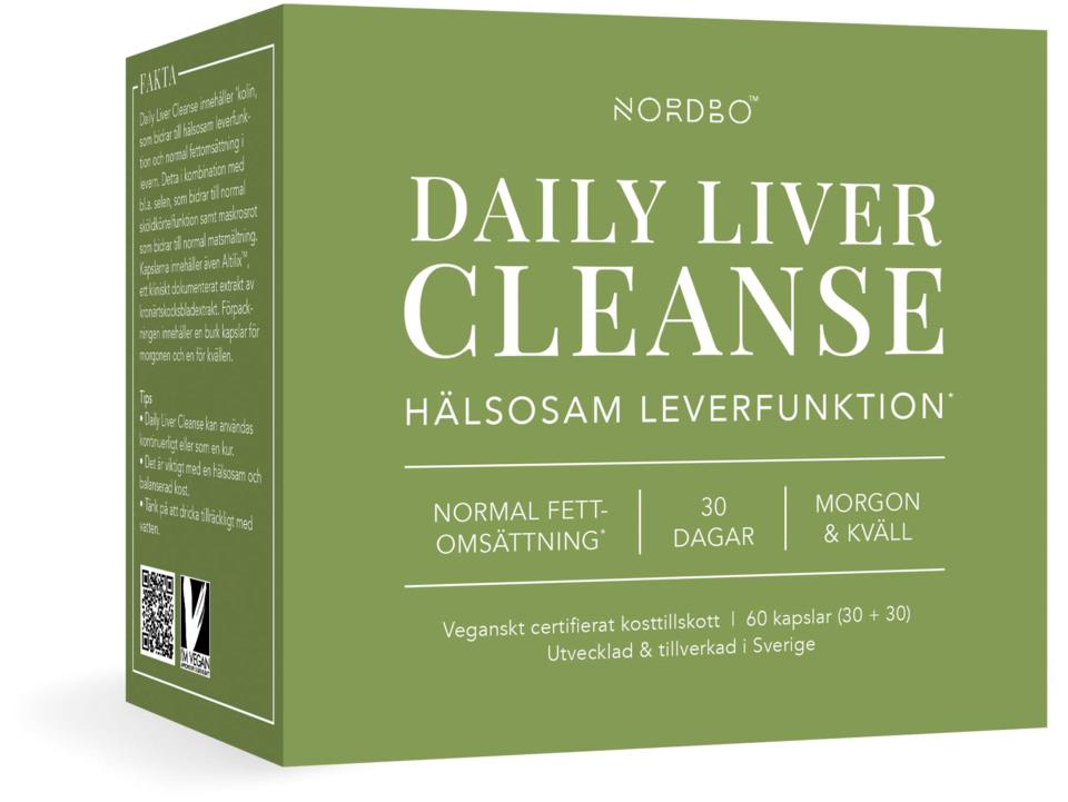 Nordbo Daily Liver Cleanse, 60 caps