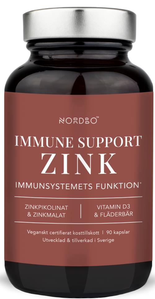Nordbo Immune Support Zink 90 kap