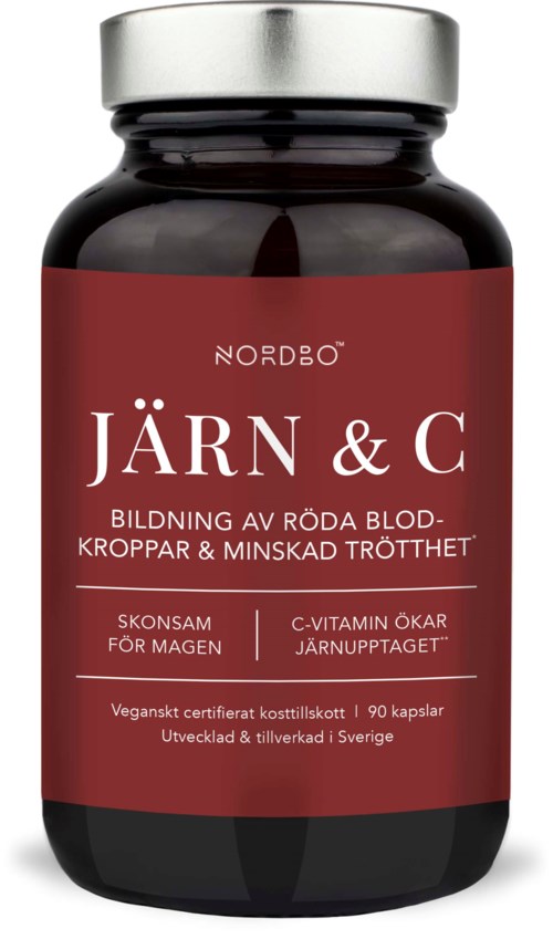 Nordbo Järn & C-vitamin 90 kap