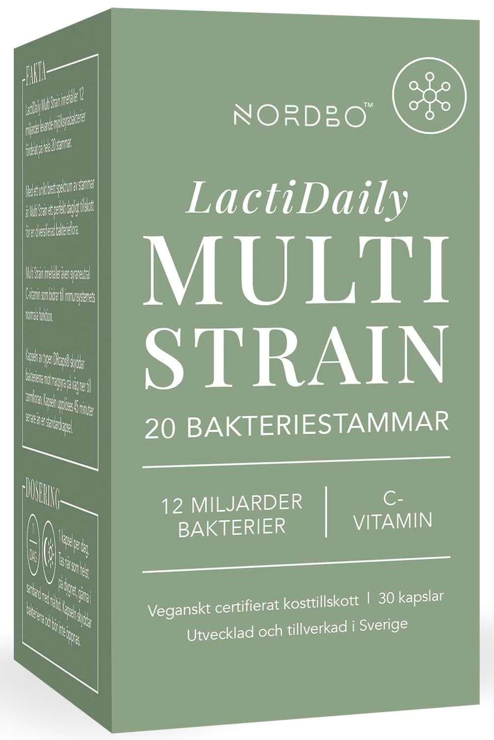 Nordbo LactiDaily Multi Strain 30 st