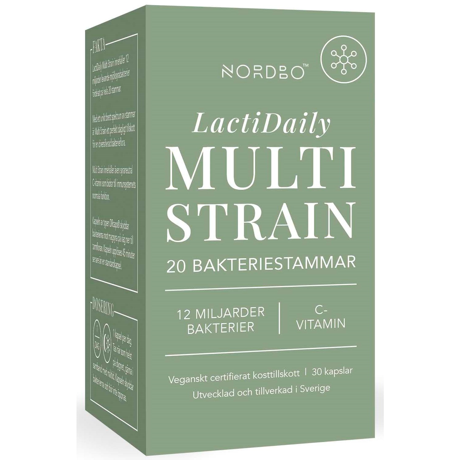 Nordbo Nordbo LactiDaily Multi Strain 30 st parfym