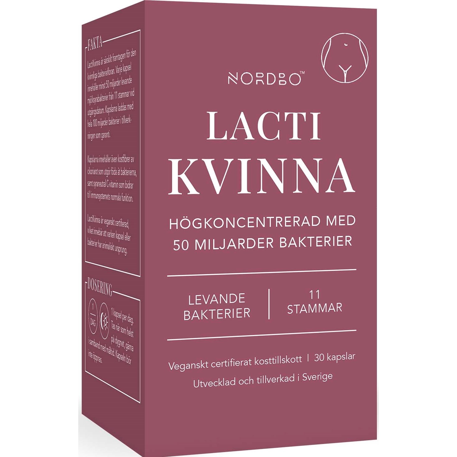 Nordbo Nordbo LactiKvinna 50 miljarder 30 st parfym