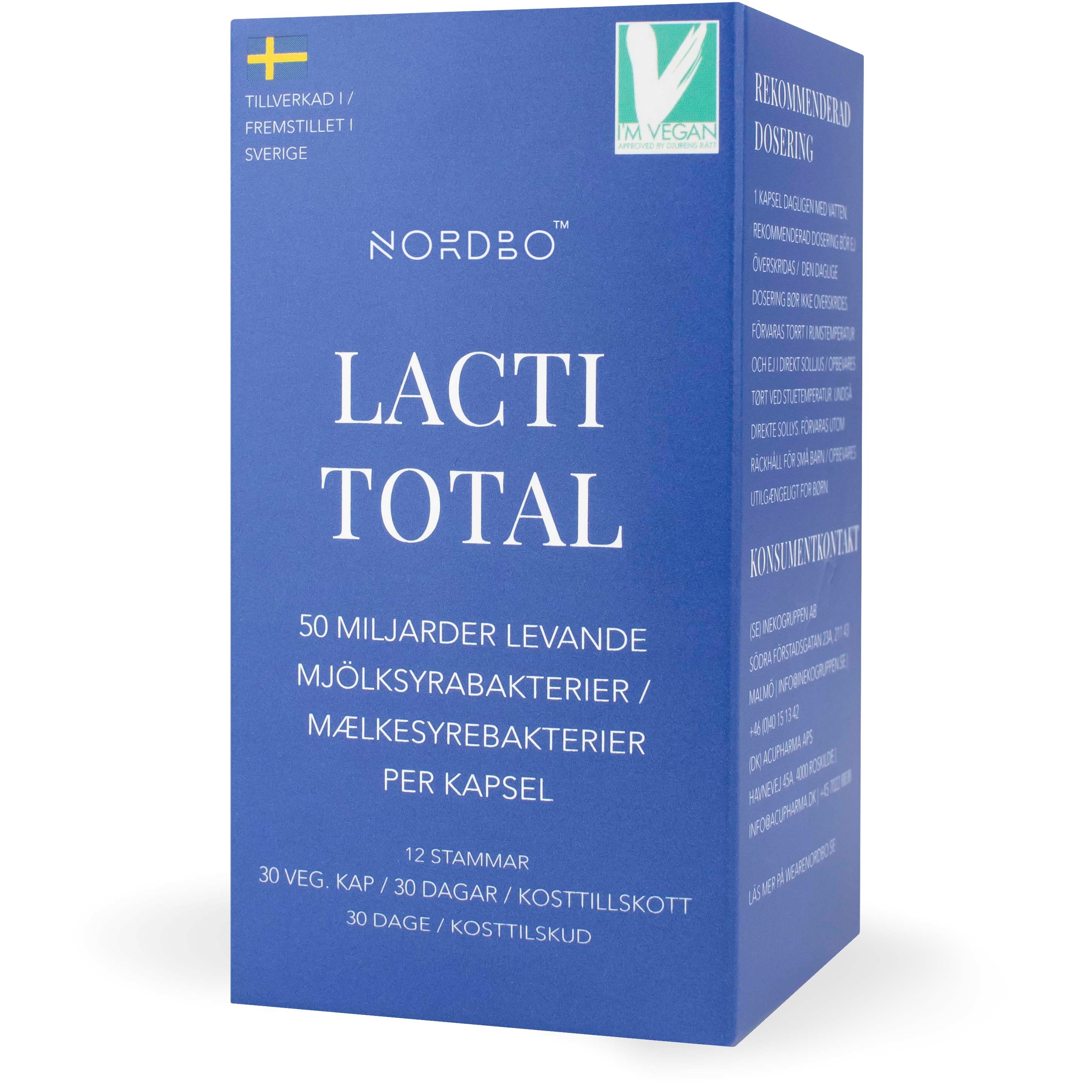 Nordbo LactiTotal 50 miljarder 30 st