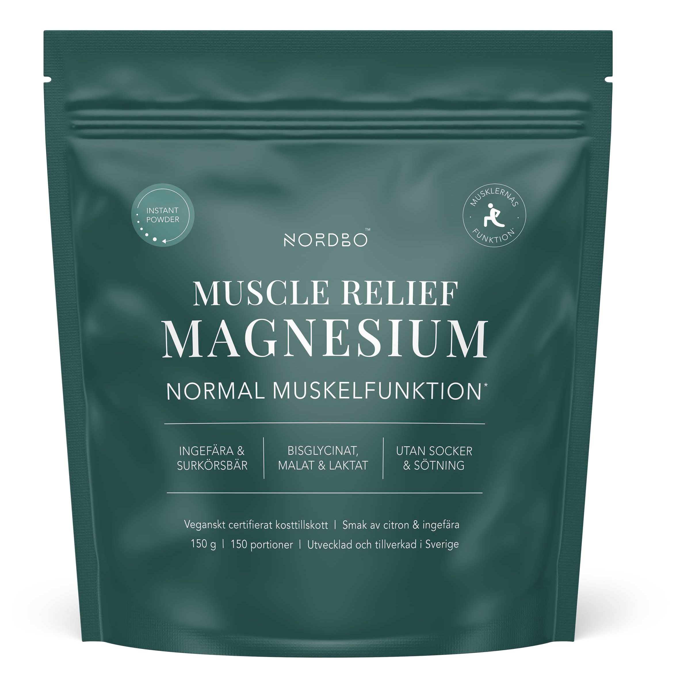Nordbo Nordbo Muscle Relief Instant Magnesium 150 g parfym