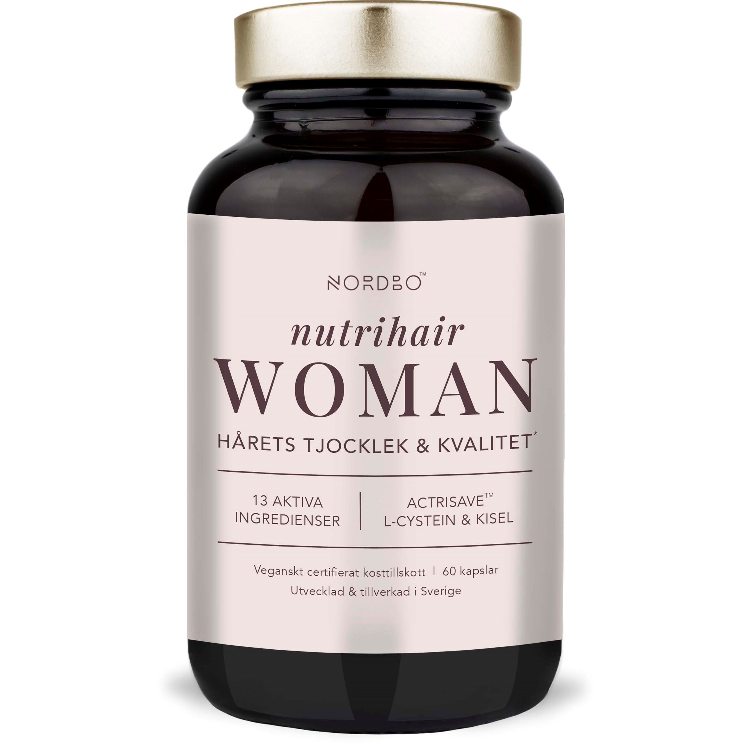 Nordbo Nordbo Nutrihair Woman 60 caps parfym