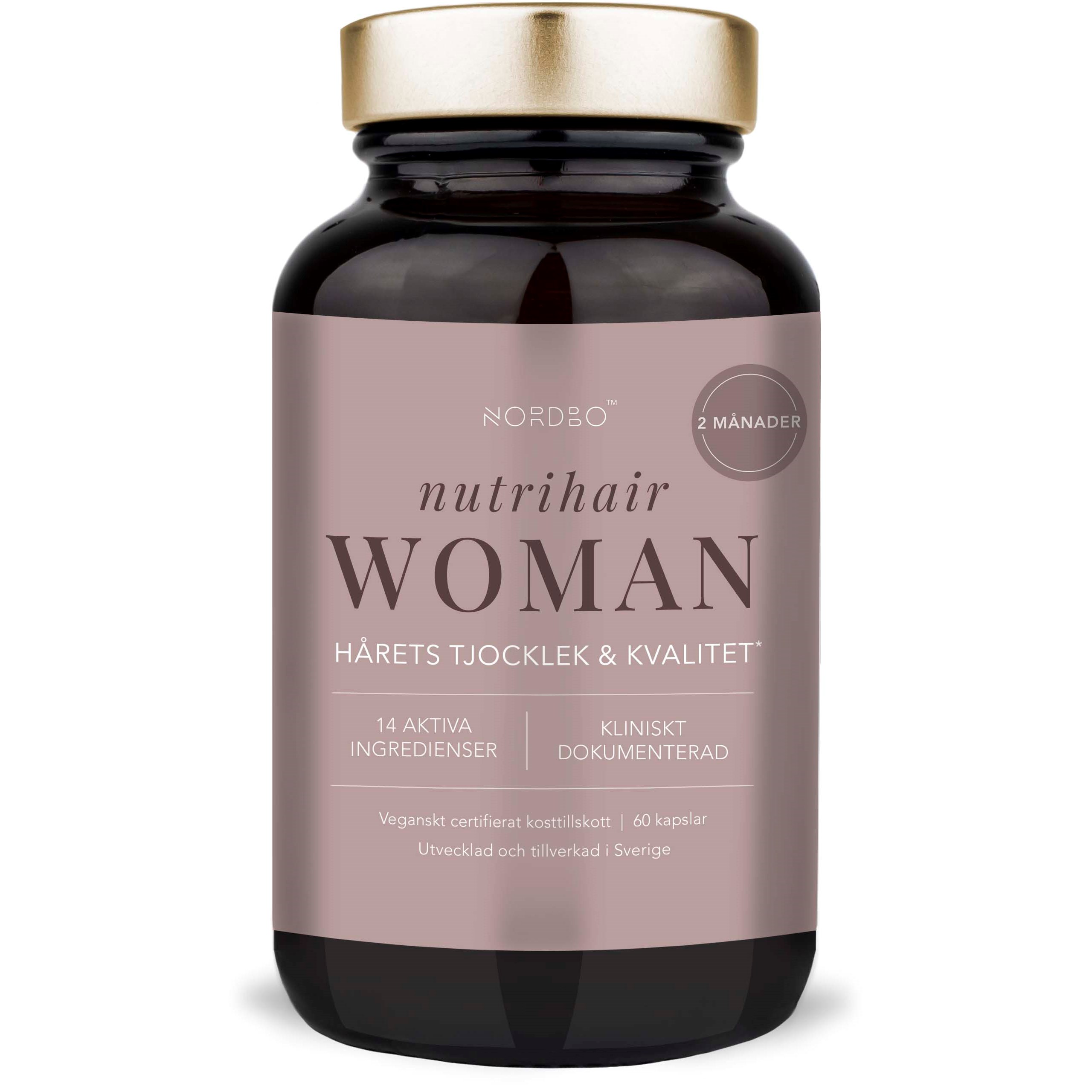 Nordbo Nutrihair Woman 60 caps