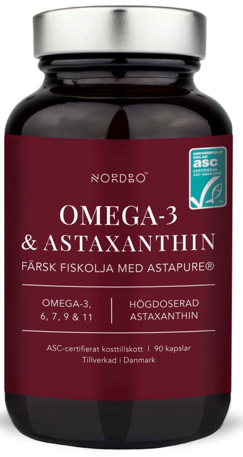 Nordbo Omega-3 & Astaxanthin 90 st