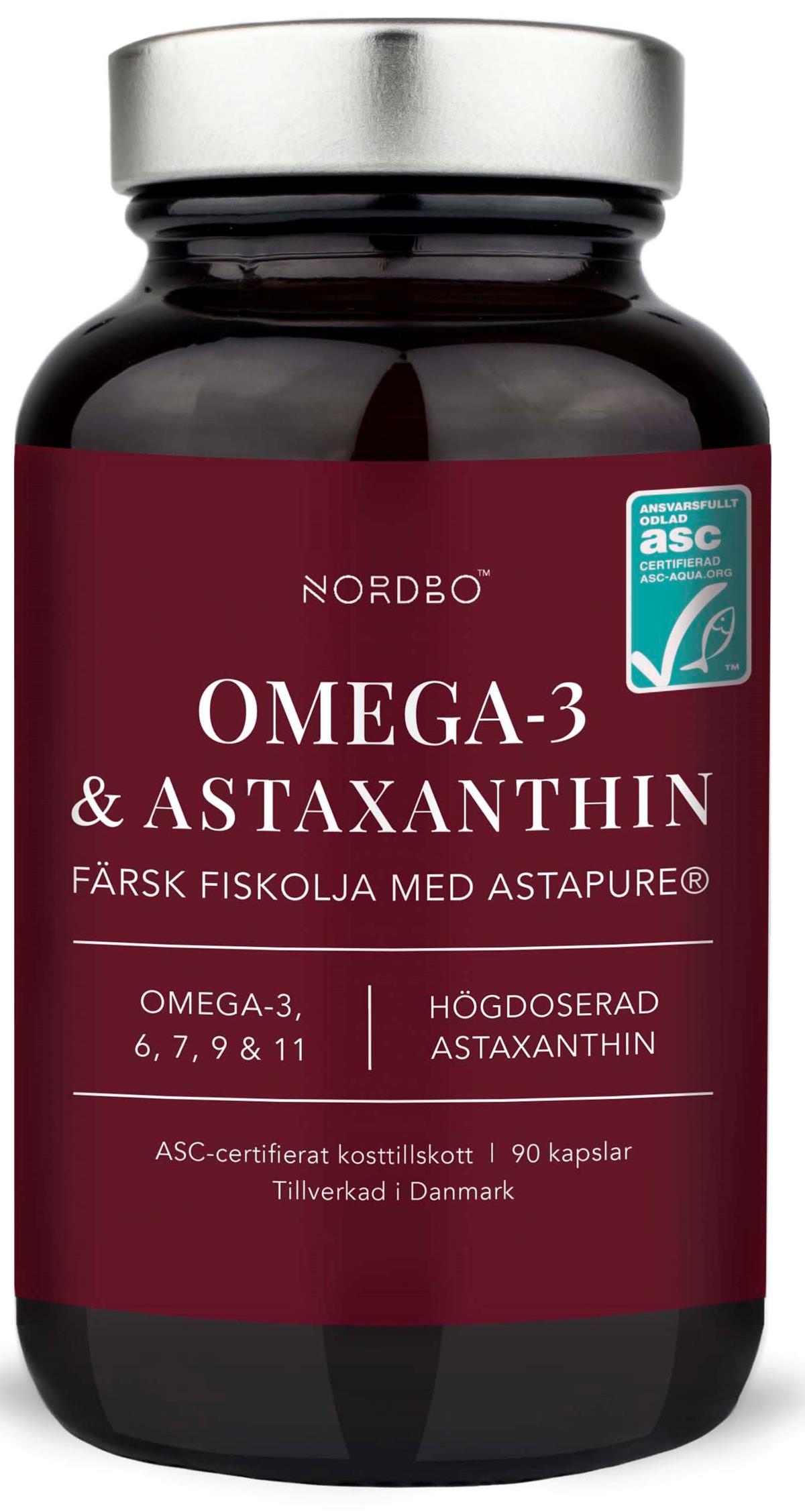 Nordbo Omega-3 & Astaxanthin 90 st