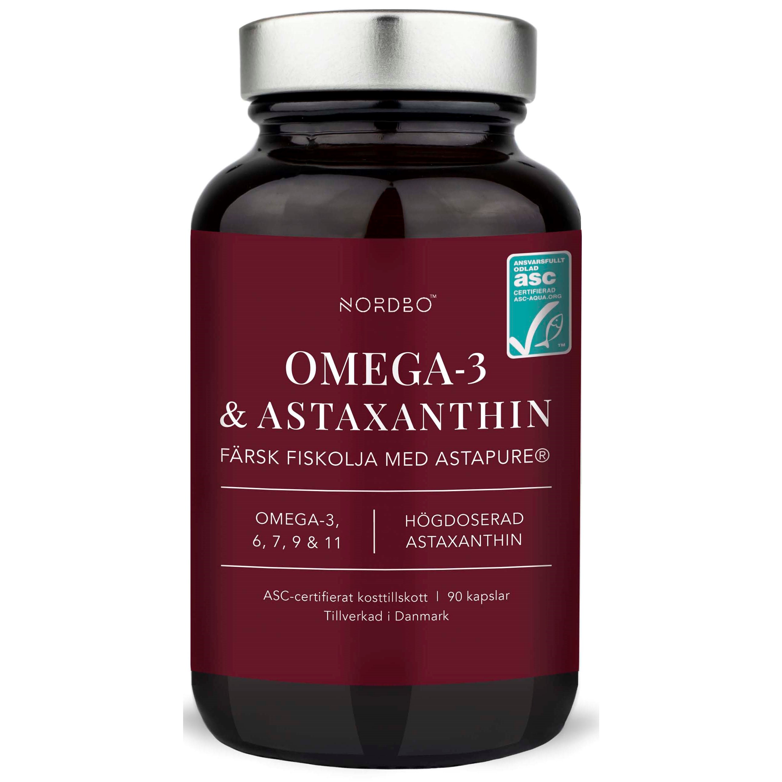 Nordbo Nordbo Omega-3 & Astaxanthin 90 st parfym