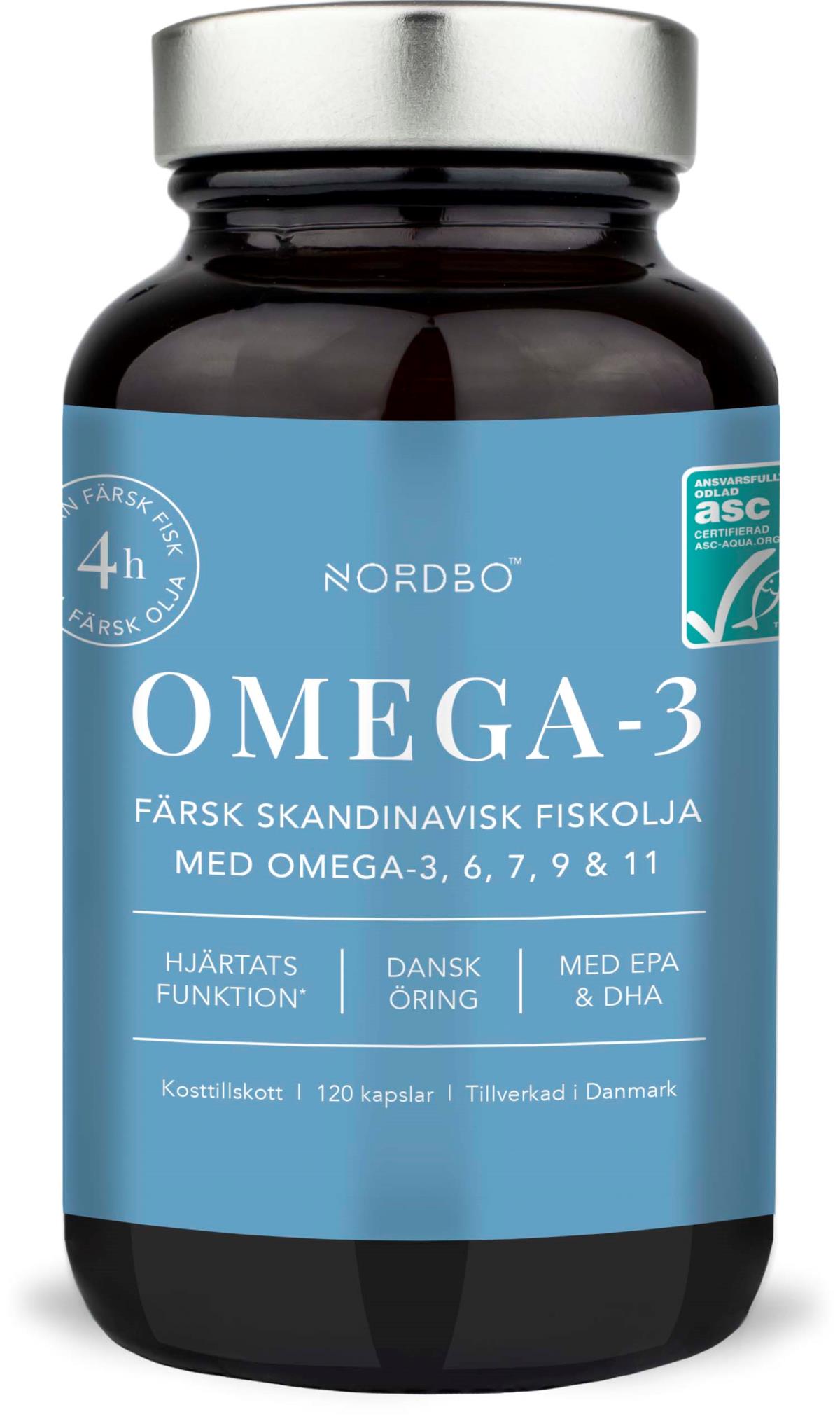 Nordbo Omega-3 ASC 120 st