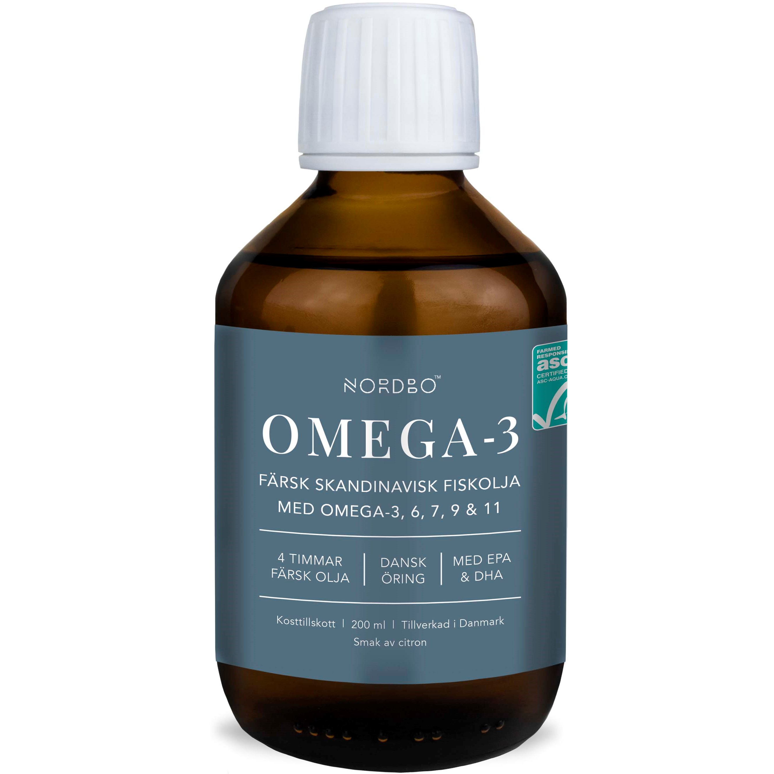 Nordbo Nordbo Omega-3 ASC 200 ml parfym