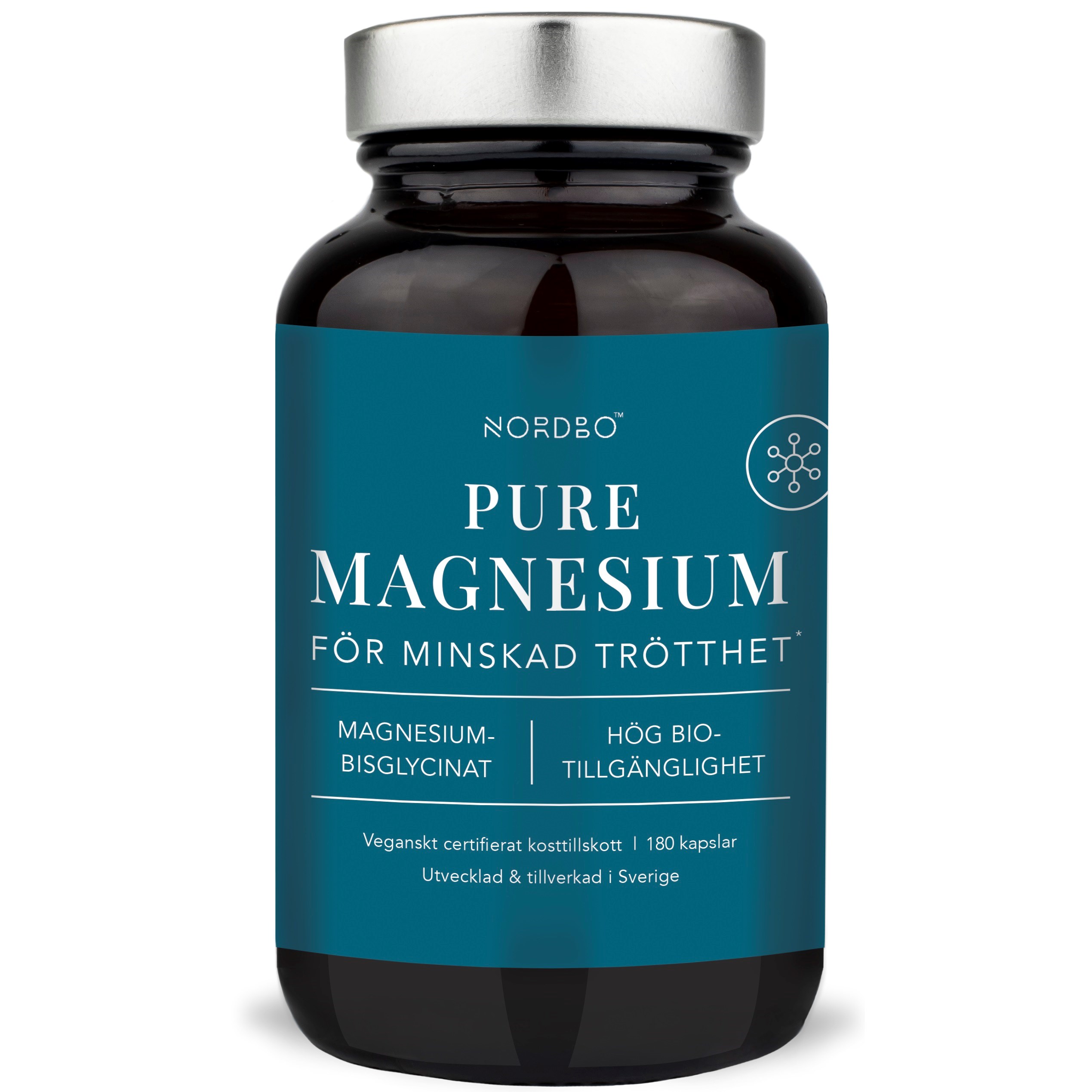 Nordbo Nordbo Pure Magnesium, 180 kap 180 st parfym