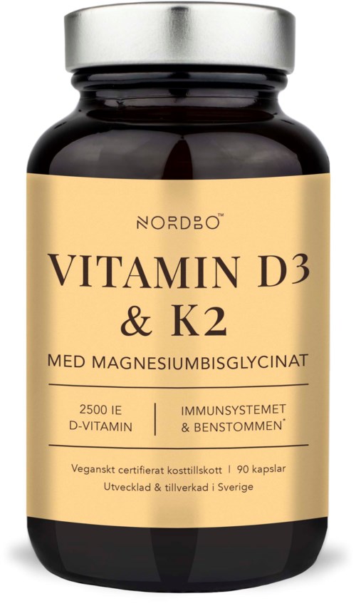 Nordbo Vitamin D3 & K2 90 st