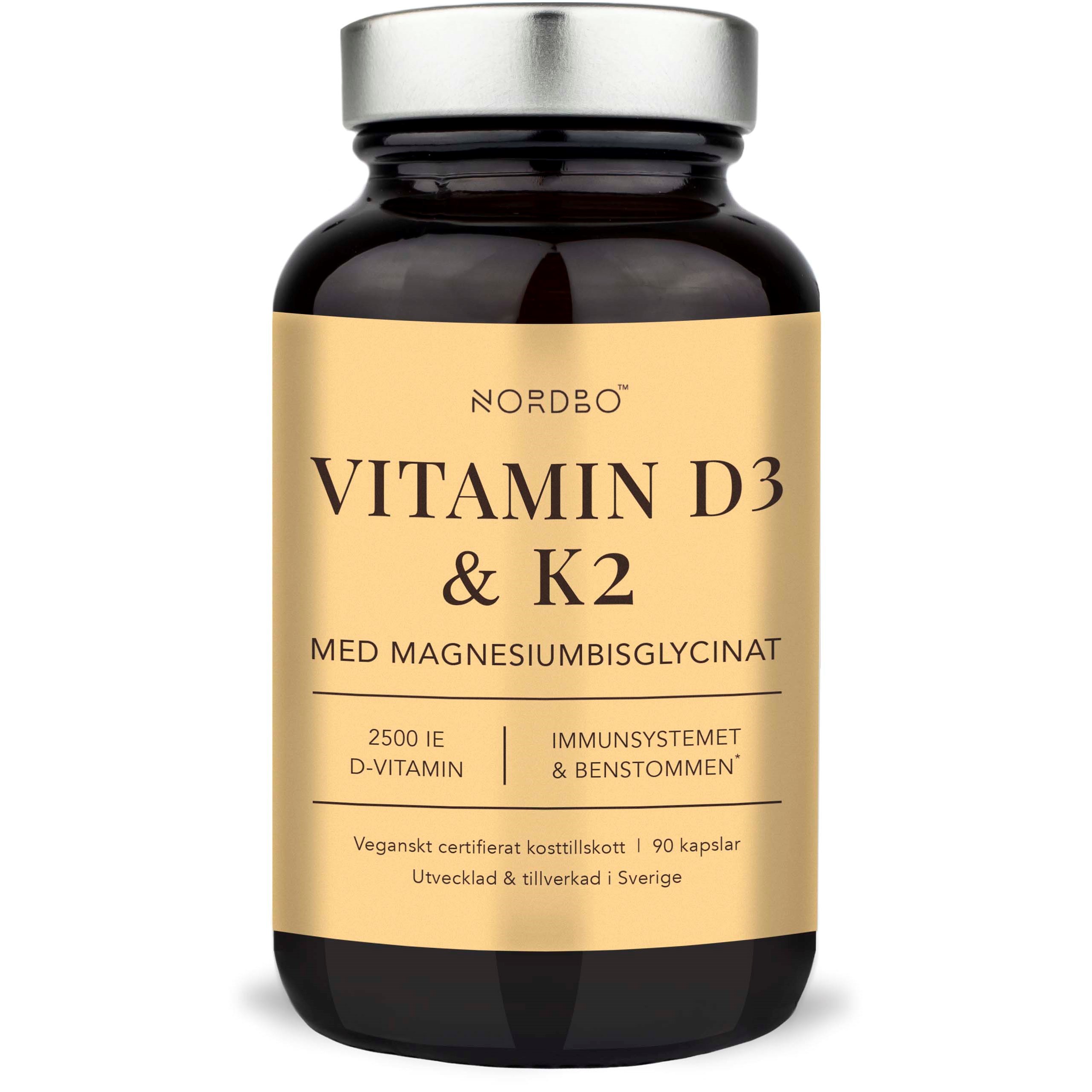 Nordbo Nordbo Vitamin D3 & K2 90 st parfym