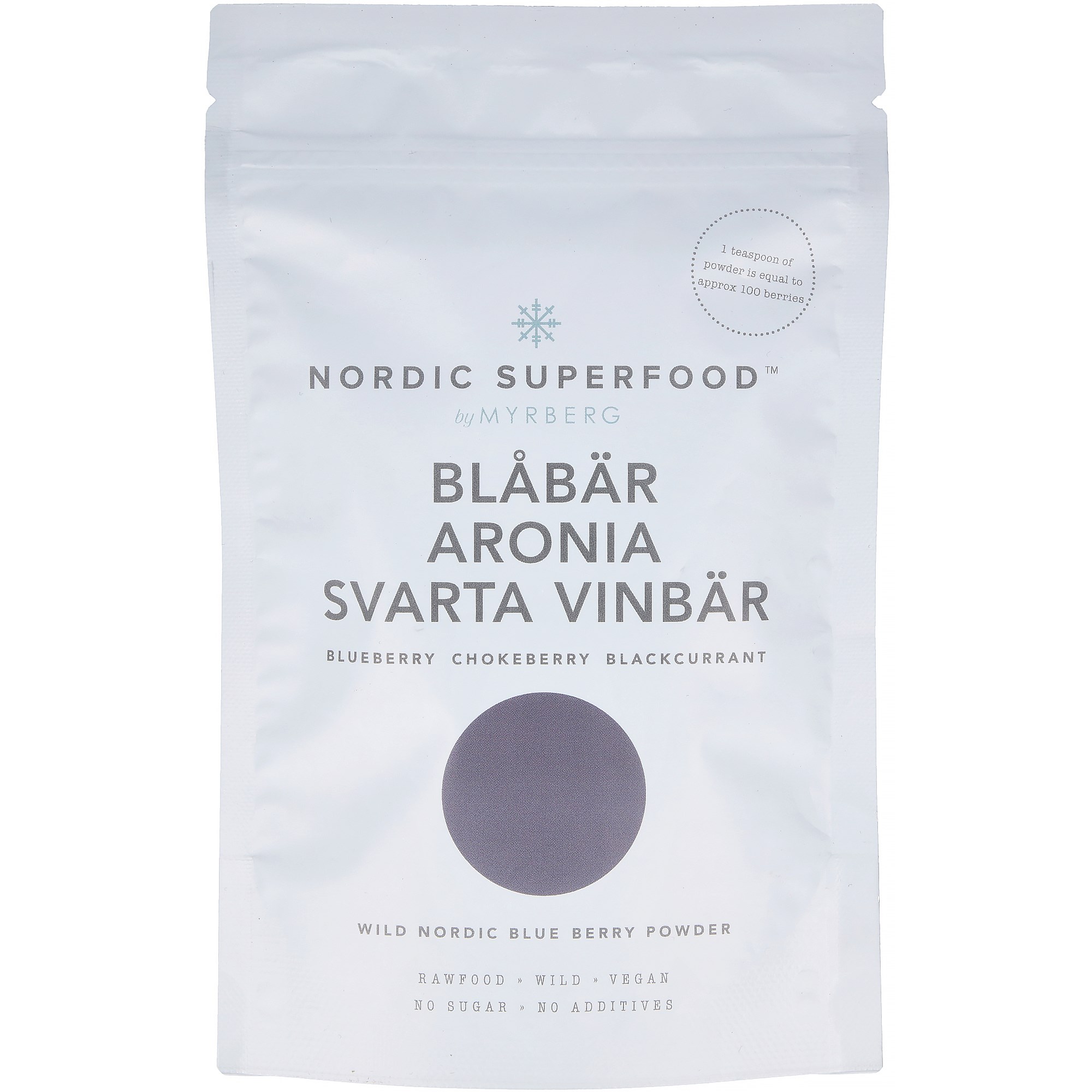 Nordic Superfood by Myrberg Wild Nordic Blue Berry Powder