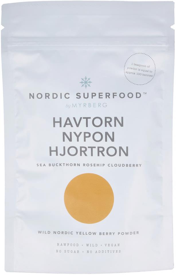 Nordic Superfood by Myrberg Yellow Havtorn, Nypon, Hjortron