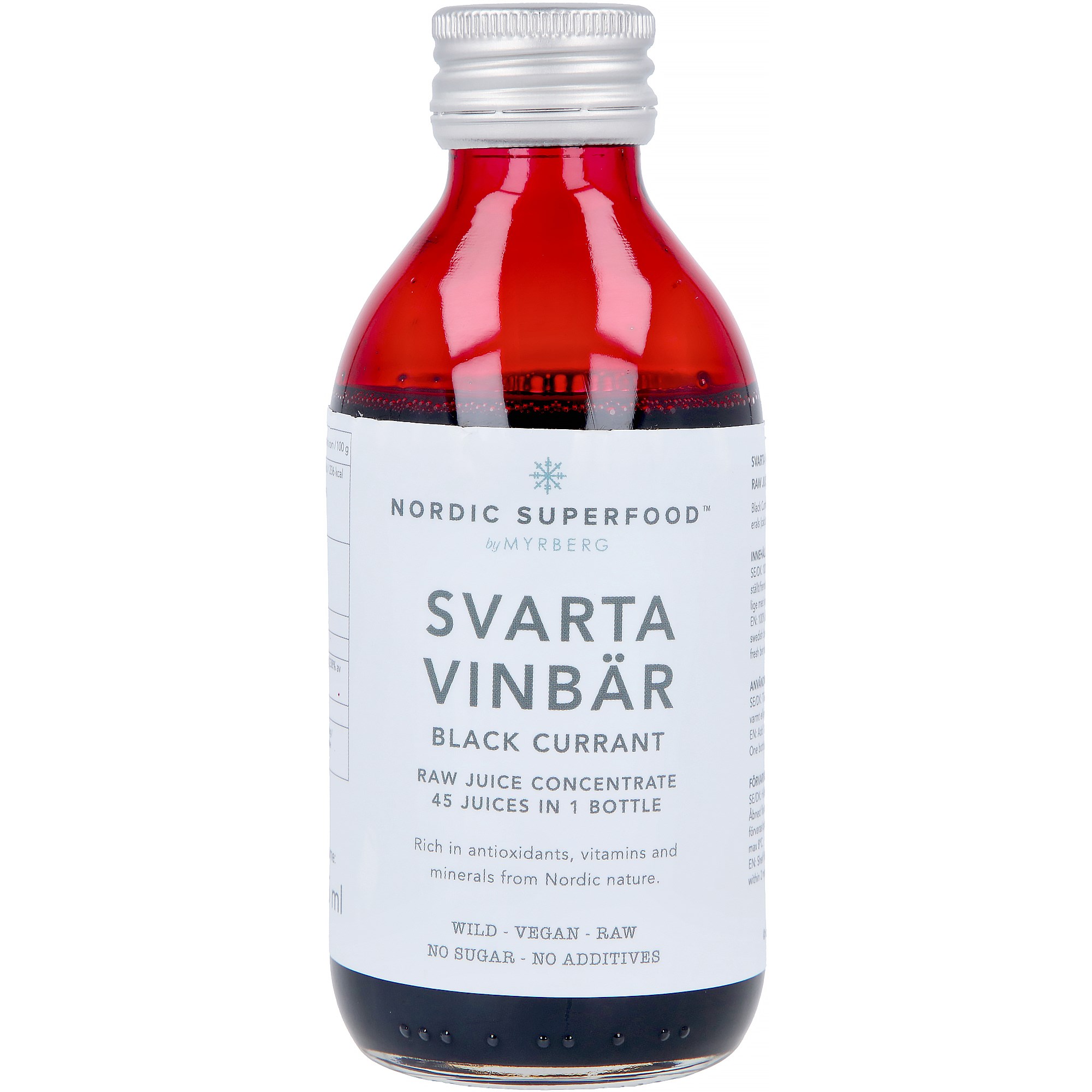 Nordic Superfood by Myrberg Rawjuice concentrate-svarta vinbär 195 ml