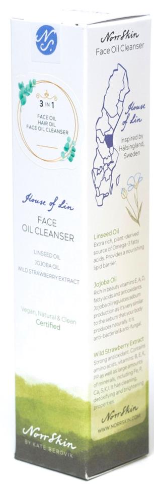 Norrskin House of Lin Natural Face Oil Cleanser 50 ml