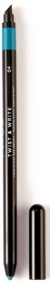 Nouba Twist & Write Waterproof Eye Pencil No. 4 Metallic Turquoise