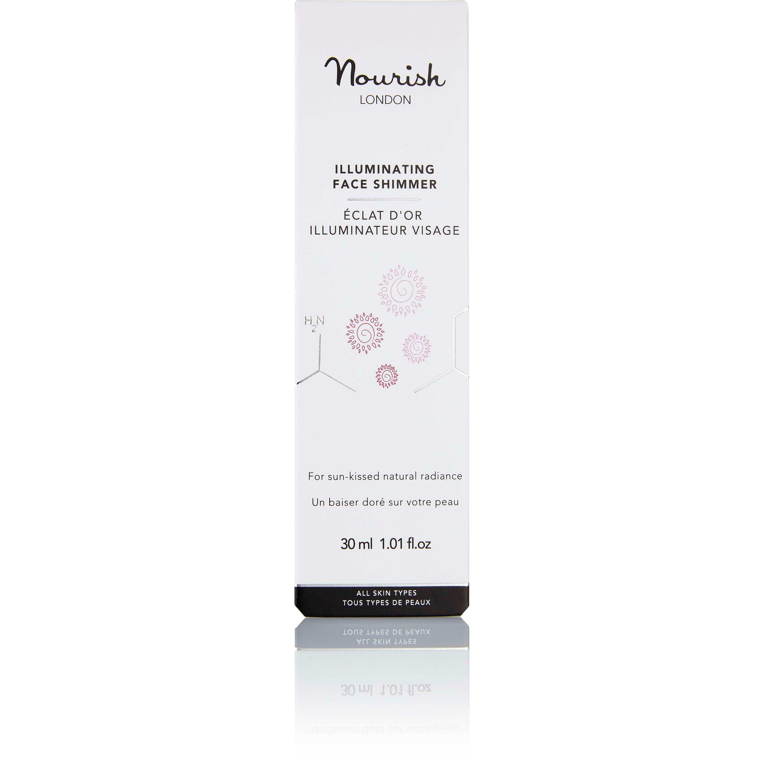 Nourish London Illuminating Face Shimmer 30 ml (obrázok 3)