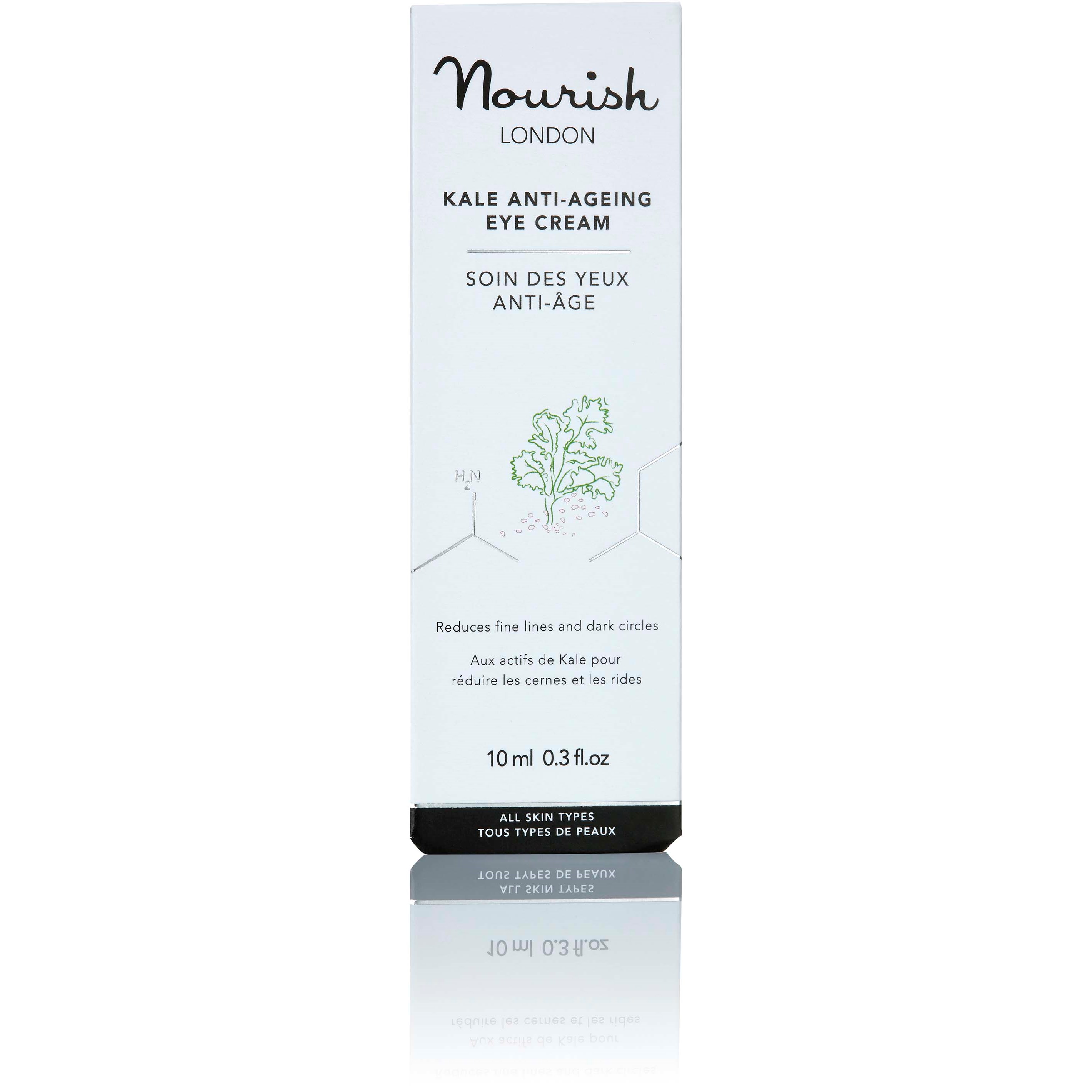 Nourish London Kale Anti-Ageing Eye Cream 10 ml (obrázok 3)