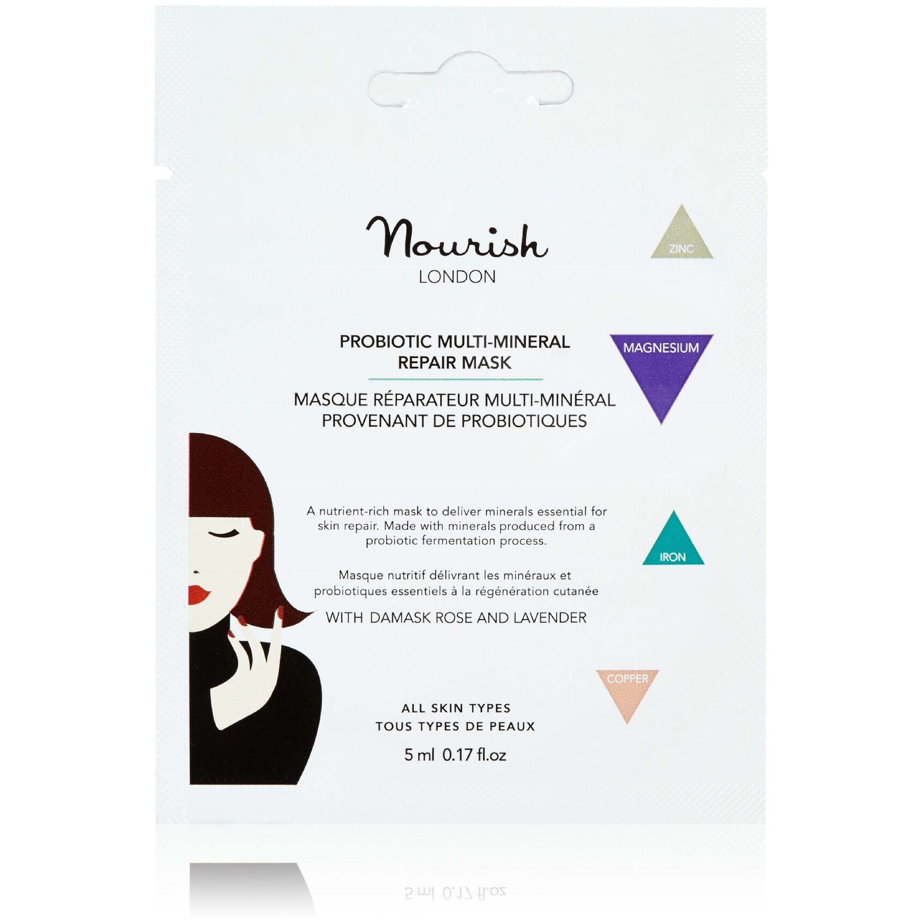 Nourish London Probiotic Multi-Mineral Repair Mask 30 ml (obrázok 4)