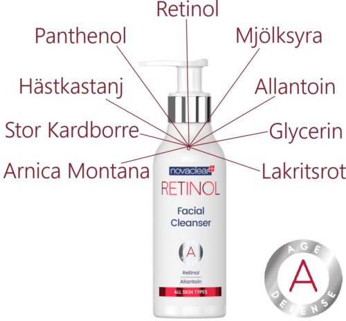 Novaclear Retinol Facial Cleanser 150 ml