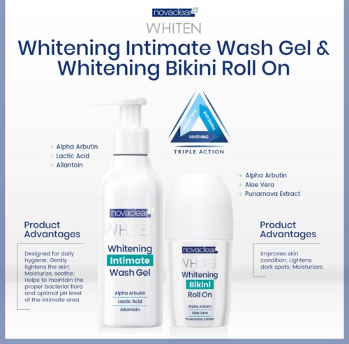 Novaclear Whitening Intimate Wash Gel 200 ml