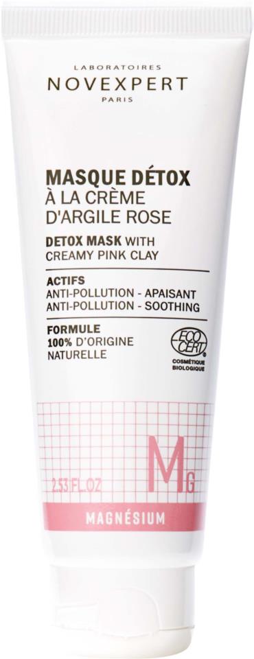Novexpert Detox Mask With Creamy Pink Clay 75 ml