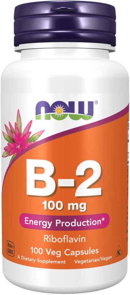NOW  B-2 Vitamin 100 Mg 100 Vcaps