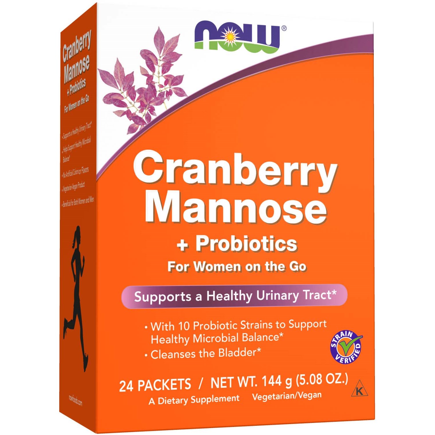 NOW   Cranberry Mannose Probiotic 24-Pack 24 st