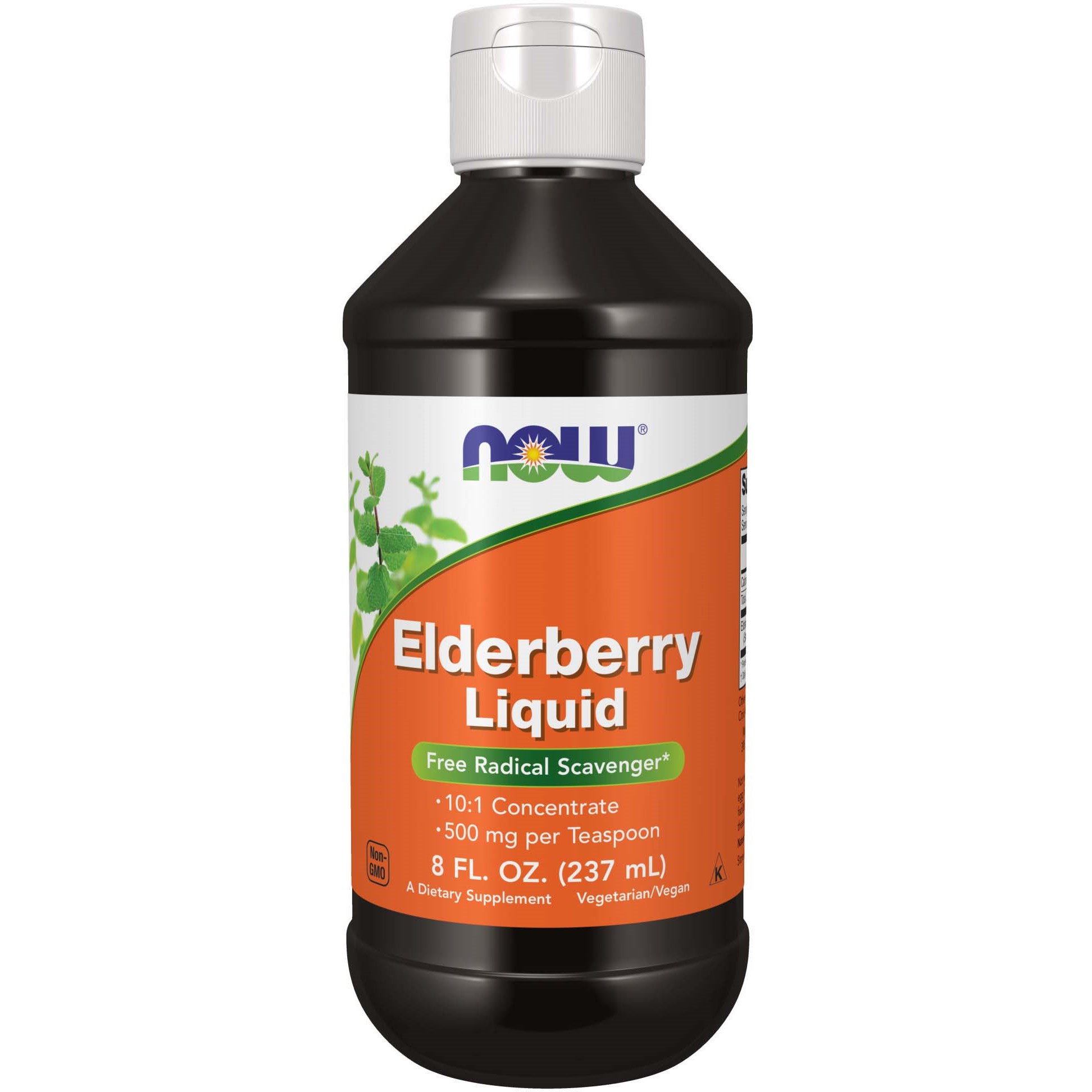 NOW   Elderberry Liquid 237 ml